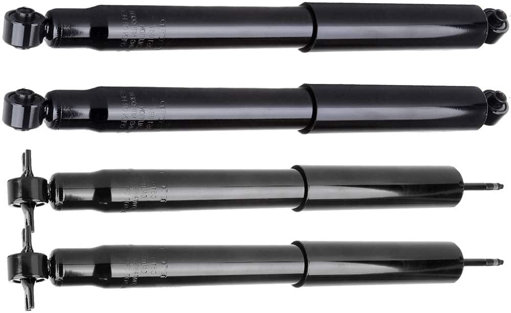Front Rear Auto Shocks Set, CCIYU 4 x Struts Shock Absorbers Fit for 1999 2000 2001 2002 2003 2004 for Jeep Grand for Cherokee 344342 344341-37162 37161 Shocks and Struts