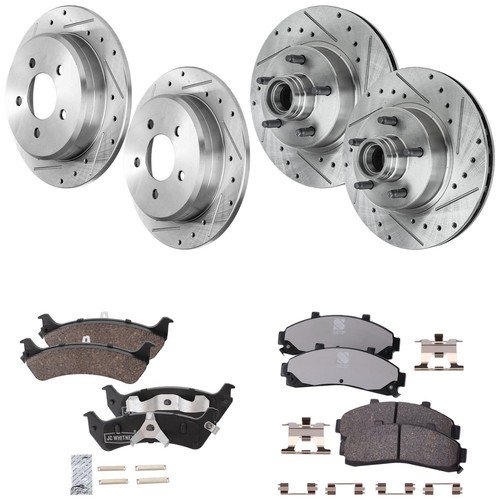 Front & Rear Brake Disc Rotors and Pads Kit for Ford Ranger Explorer Mountaineer