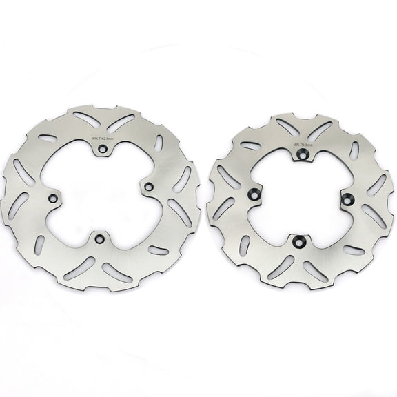 Front Rear Brake Disc Rotors for Honda CRF150R 07-21 CR80R CR80RB CR85R CR85RB