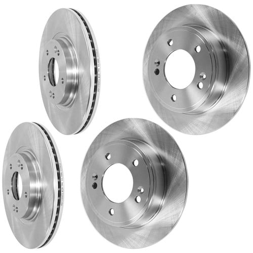 Front & Rear Brake Disc Rotors for Kia Forte Forte5 Hyundai Elantra 2017-2020