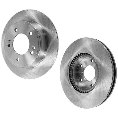 Front & Rear Brake Disc Rotors for Kia Forte Forte5 Koup Hyundai Veloster 13-17