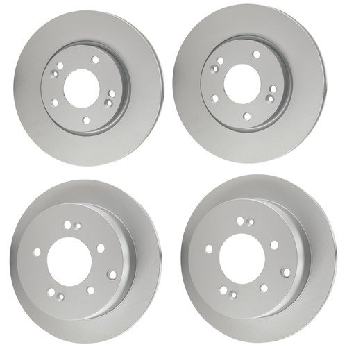Front & Rear Brake Disc Rotors for Kia Forte Koup Forte5 Soul 2010-2011
