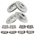 thumbnail image 1 of Front Rear Brake Discs Rotors Ceramic Pads For Honda Accord 2006 2007 V6 Hybrid, 1 of 5
