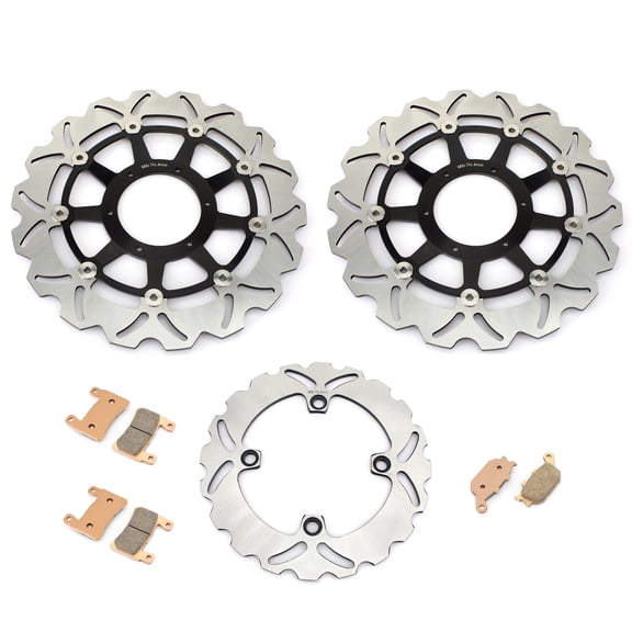 Front Rear Brake Discs Rotors Pads For HONDA CBR 929 RR 2000-2001 CBR 954 RR 2002-2003