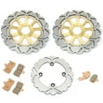 thumbnail image 1 of Front Rear Brake Discs Rotors Pads For KAWASAKI ZX-9R Ninja ZX 900 F F1-F2 02-03 2002 2003, 1 of 5
