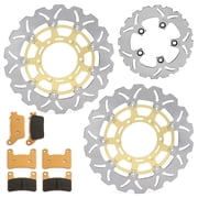 Front Rear Brake Discs Rotors Pads For SUZUKI GSX-R 1000 2009-2011 GSXR 1000 09-11 K9 L0 L1