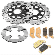 Front Rear Brake Discs Rotors Pads For TRIUMPH Street Triple 765 S 2017-2019 2018
