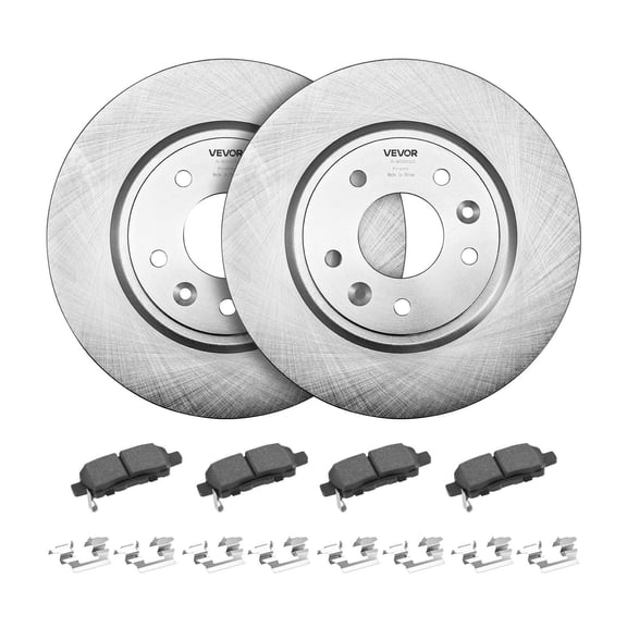 Front & Rear Brake Kit for 2014-2015 Nissan Rogue 2-Row,11.65" Hollow Rotors Ceramic Pads