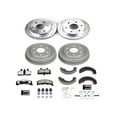 thumbnail image 1 of Front and Rear Brake Pad Rotor Shoe Drum Kit - Compatible with 1988 - 1999 Chevy K1500 Extended Cab Pickup 1989 1990 1991 1992 1993 1994 1995 1996 1997 1998, 1 of 2