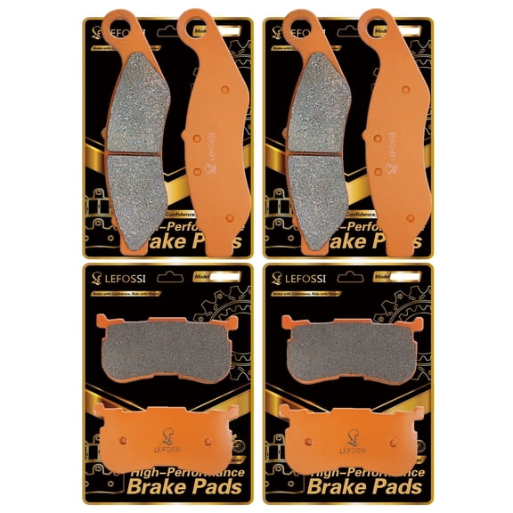 Front and Rear Brake Pads Compatible with for Harley FLRT Freewheeler Trike FLHTCUTG Tri Glide Ultra Trike 2014 2015 2016 2017 2018 2019 2020 2021 High Performance,for Highway FA638F FA641R
