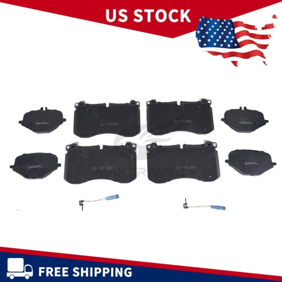 Front & Rear Brake Pads Fits For Mercedes G63 2019-2023 Low Dust 0004201303
