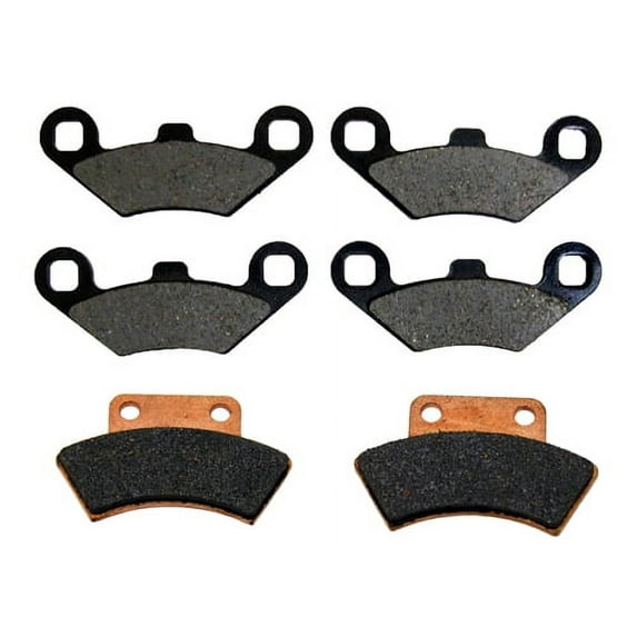 Front & Rear Brake Pads fits Polaris 400L 400 L 2x4 4x4 1994 1995