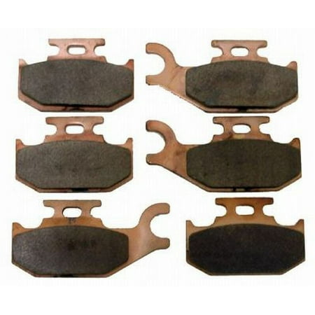 Front & Rear Brake Pads for John Deere Trail Buck 650 2004 2005 2006 2007 2008