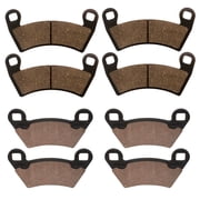 Front Rear Brake Pads for Polaris Ranger Crew 570 2014 Ranger Crew 570 2016-2020
