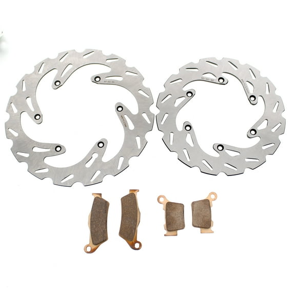 Brake Rotors and Brake Pads fit 2022 - 2025 GASGAS EX 250 Front and Rear RipTide