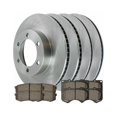 thumbnail image 1 of Front & Rear Brake Rotors & Ceramic Pads Kit For 03-09 4Runner 07-09 FJ Cruiser, 1 of 11