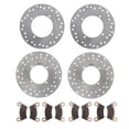 thumbnail image 1 of Front & Rear Brake Rotors Discs & MudRat Brake Pads 2004 2005 Polaris Ranger 500, 1 of 5