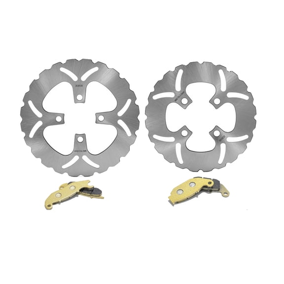 Front Rear Brake Rotors Pads For Honda Grom MSX 125 2013-2020 2014 2015 2016 2017 2018 2019 / Monkey 125 19-24 20 21 22 23