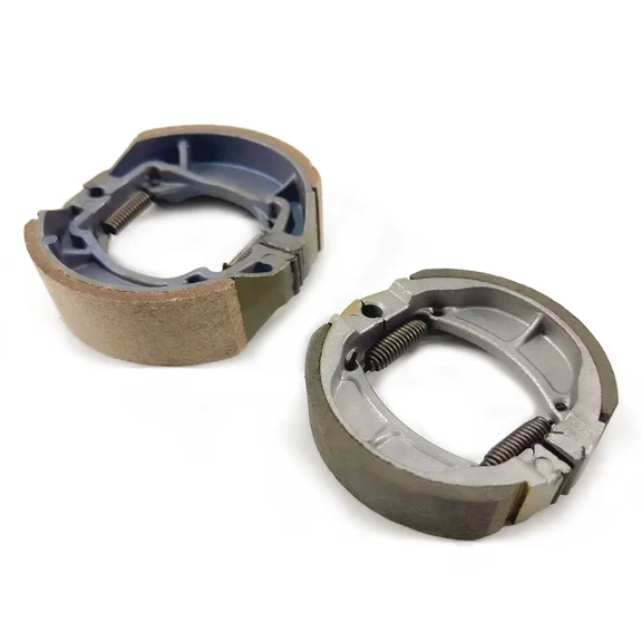 Front & Rear Brake Shoe Set for Kawasaki KLX110 KLX110L DRZ110 2002-2020 - Complete Brake Pad Kit