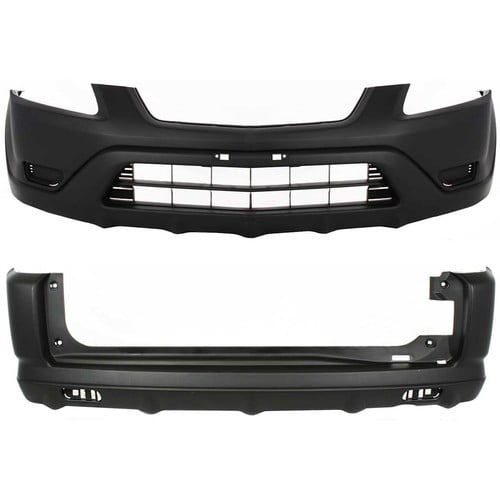 Front & Rear Bumper Cover Set For 2002-2004 Honda CR-V USA Built Textured
