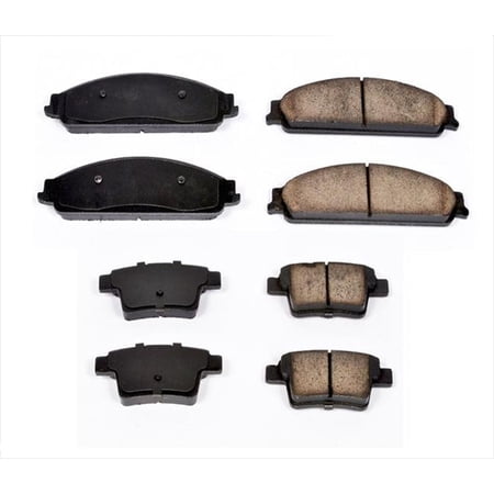 Front & Rear CERAMIC Brake Pads For Ford Five Hundred Montego Freestyle 05-07