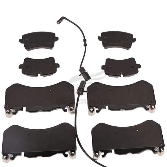 Front & Rear Ceramic Brake Pad Set & Sensor Kit for Audi RS7 2014 2015 2016 2017 2018