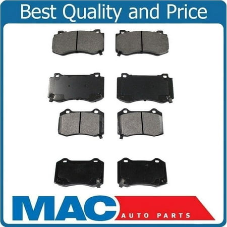 Front & Rear Ceramic Brake Pads Fits For 2006-2010 Jeep SRT8 2 Sets