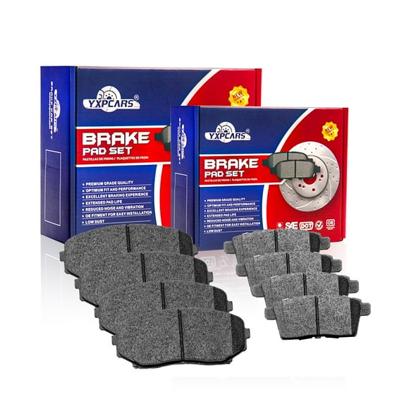 Front & Rear Ceramic Brake Pads For Ford Edge Lincoln MKX Mazda CX-7 CX-9 Fits select: 2009-2010 FORD EDGE SEL, 2008 FORD EDGE LIMITED