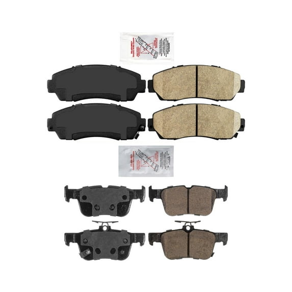Front & Rear Ceramic Brake Pads Hardware Fits Acura RDX 2019-2021