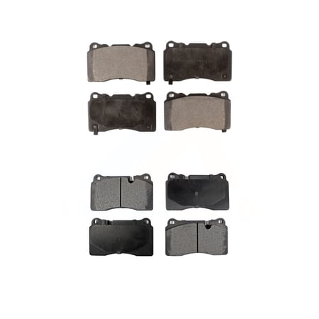 Front Rear Ceramic Brake Pads Kit For 2015 Chevrolet Corvette Z06 Without Heavy Duty Brakes KTC-100005