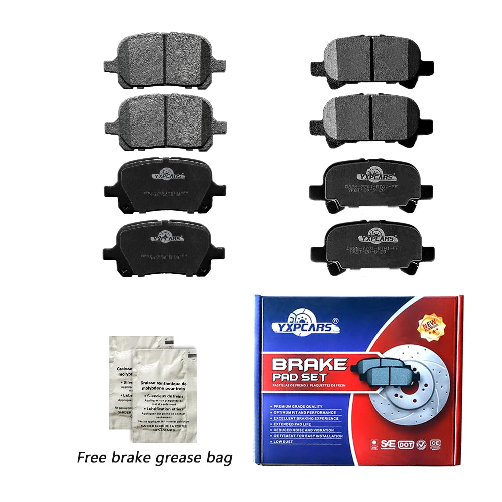 Front & Rear Ceramic Brake Pads for 2001-2003 Solara 2000-2004 Toyota ...