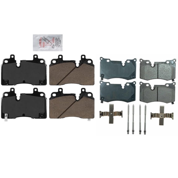 Front & Rear Ceramic Disc Brake Pads For Corvette 2020-2021 W/ 320MM Disc