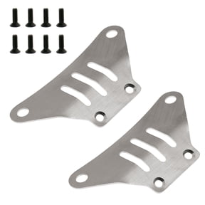 Front & Rear Chassis Armor Protector Replacement Repair Part for Tamiya TT-02 On-Road 1/10 RC Car Accessories Steel Upgrade Part