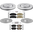 thumbnail image 1 of Front & Rear Coated Brake Rotors Ceramic Pads For Toyota Rav4 Prime 2021-2023, 1 of 13