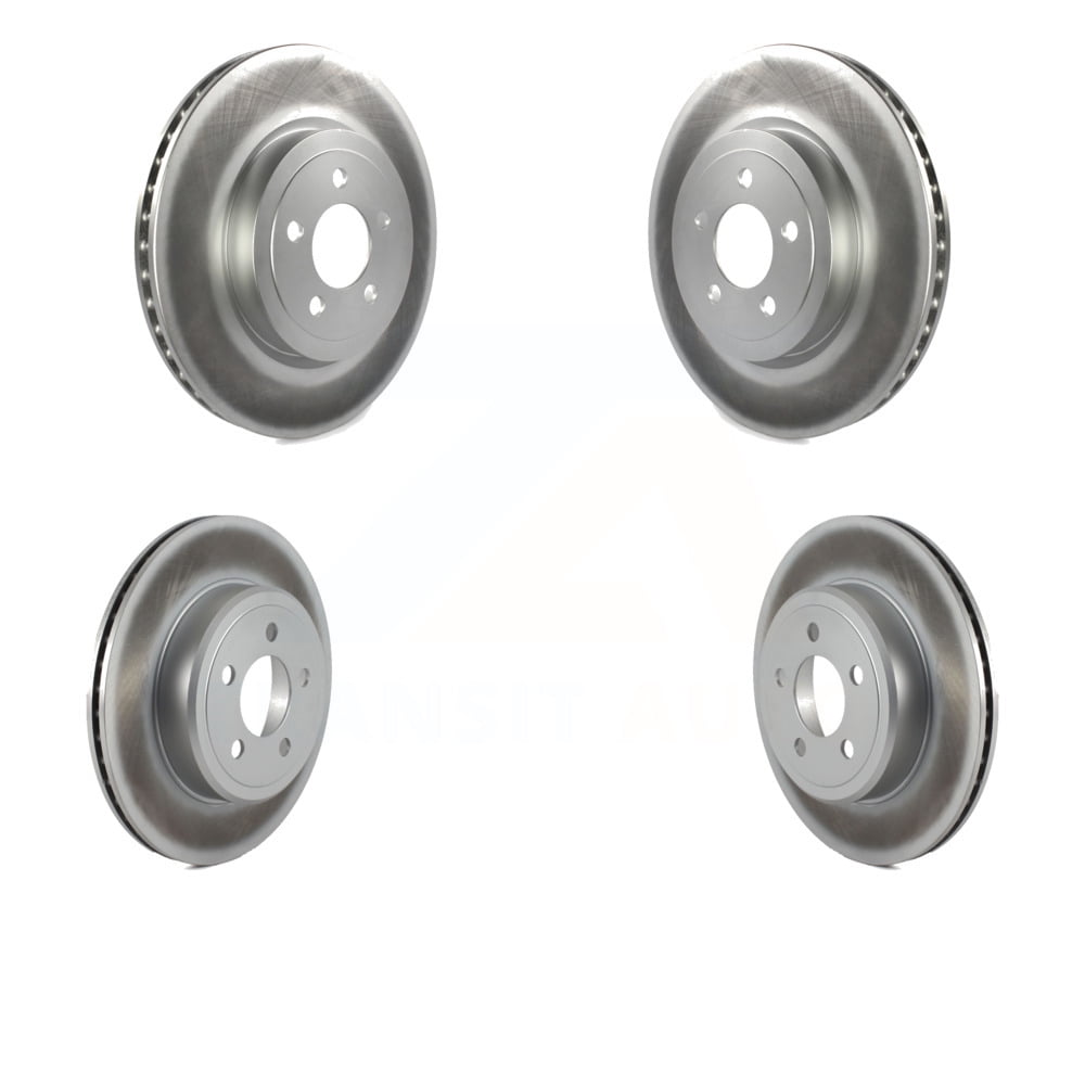 Front Rear Coated Disc Brake Rotors Kit For Dodge Charger Chrysler 300 Challenger Magnum KG