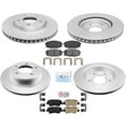 thumbnail image 1 of Front & Rear Coated Disc Brake Rotors Pads Hardware Fits For 2014-2016 KIA Soul, 1 of 11