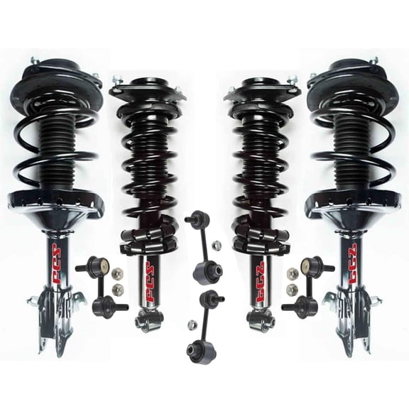 Front & Rear Coil Spring Strut Assembly for 12-14 Subaru Impreza 2.0L Engine 8Pc