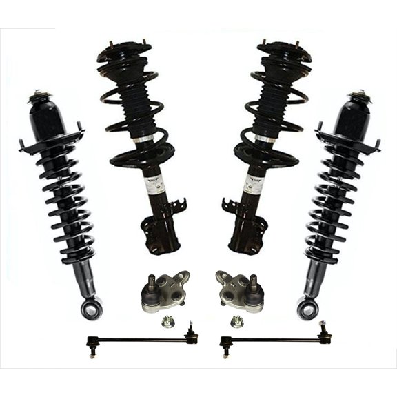 Front & Rear Complete Coil Spring Struts Kit 8pcs for 03-08 Toyota Corolla 1.8L