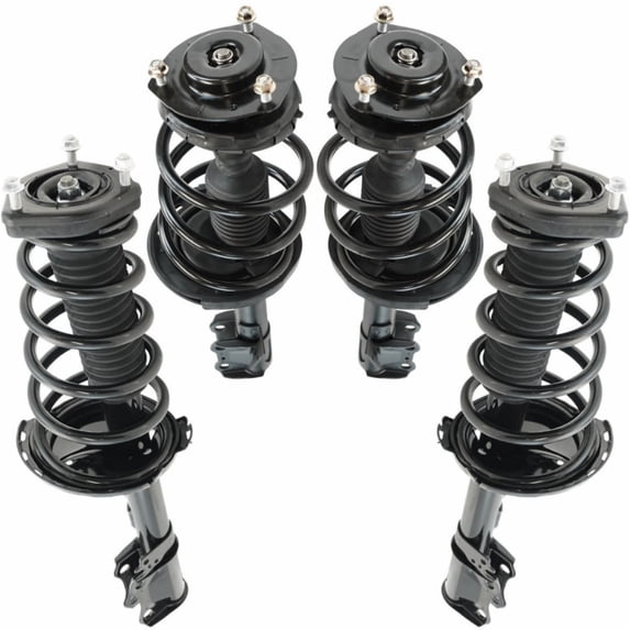 Front Rear Complete Quick Loaded Strut Spring Assembly Kit For 09-12 Venza FWD
