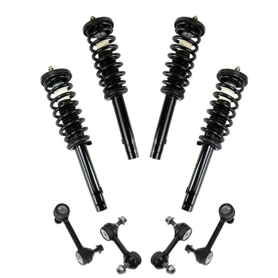 Front Rear Complete Quick Loaded Strut Spring Assembly Shock Sway Link Kit 8pc SCA35281