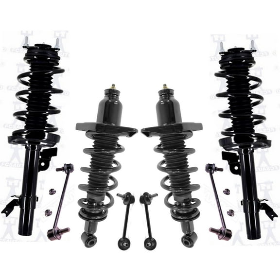 Front & Rear Complete Struts & Links Fits 2014-2020 Acura MDX All Wheel Drive