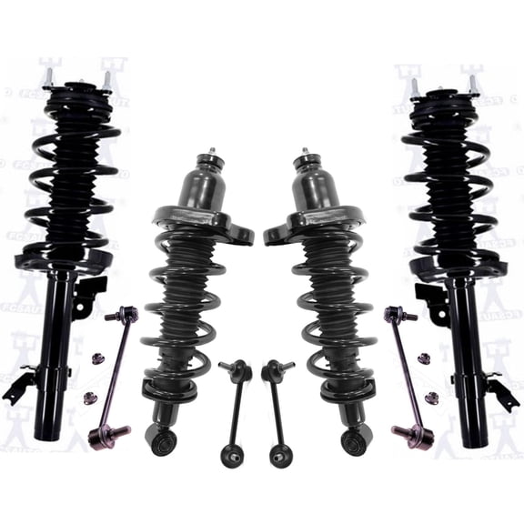 Front & Rear Complete Struts & Links Fits 2014-2020 Acura MDX Front Wheel Drive