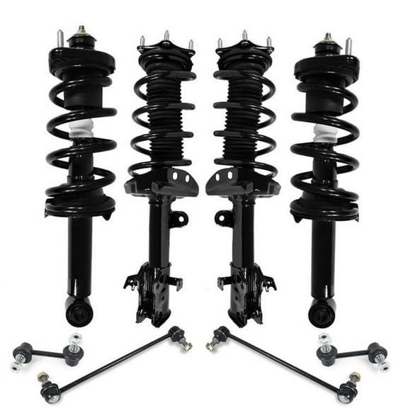 Front & Rear Complete Struts & Links For Honda CRV 2012-2014 All Wheel Drive