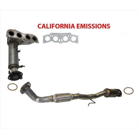 Front & Rear Converters For Toyota Camry 03-05 2.4L W/ California Emissions