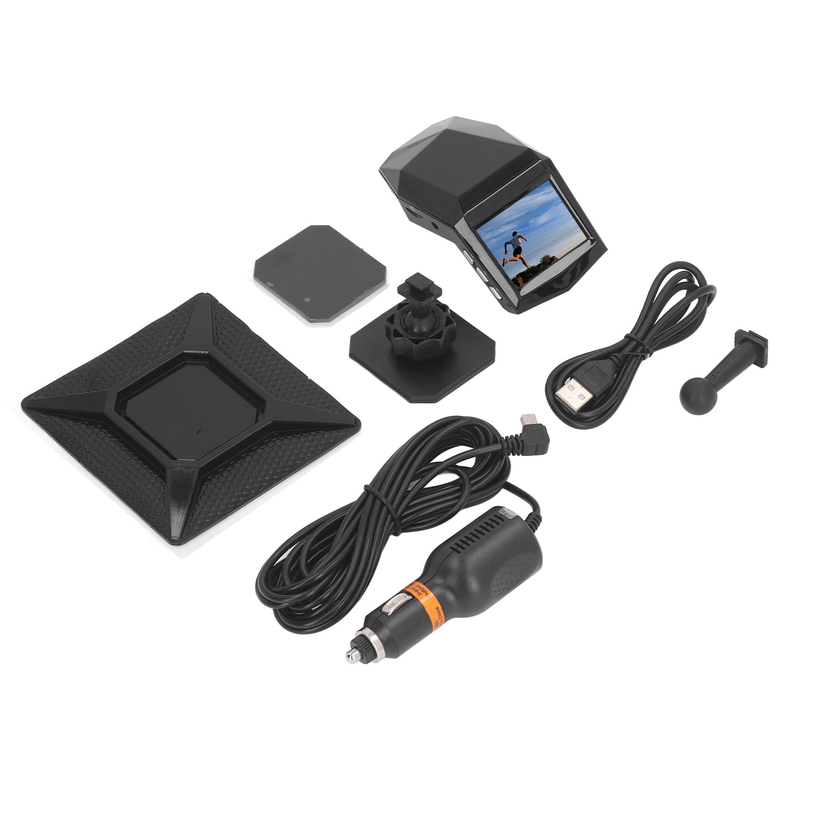 Front Rear Dash Cam 10MP HD Night Vision Dashboard Camera Center