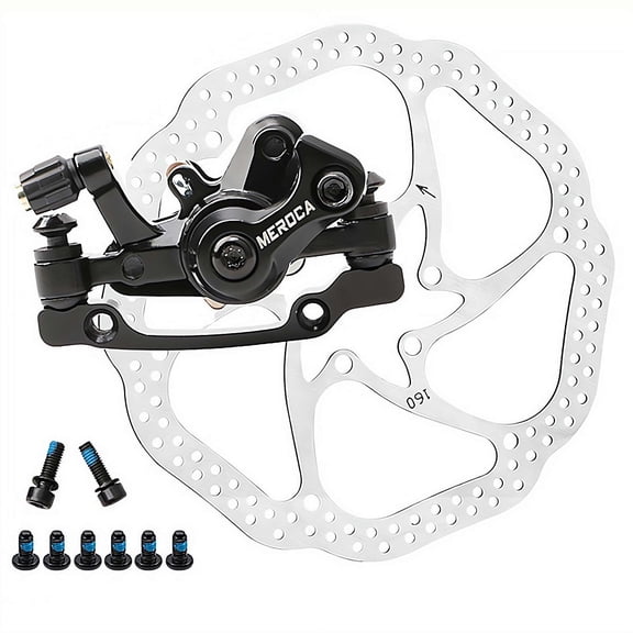 Front & Rear Disc Brake Caliper, Universal Disc Brake for Mountain Bike, Folding Bicycle, Delivery E-Scooter E-Bike, Replacement Brake Stopper Parts