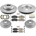 thumbnail image 1 of Front Rear Disc Brake Rotors Ceramic Brake Pads Hardware for Jeep Liberty 08-12, 1 of 10