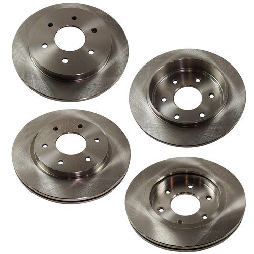 Front & Rear Disc Brake Rotors For 2005-2007 Nissan Titan Built From March 2005
