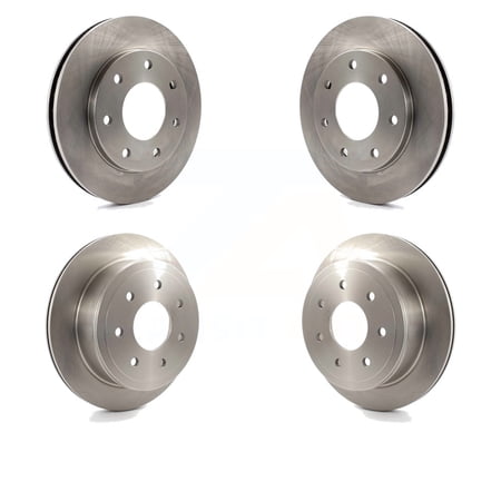 Front Rear Disc Brake Rotors Kit For 2004 Ford F-150 4WD With 7 Lug Wheels 11th Digit Of Vin Is C K8-101085