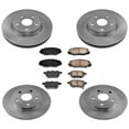 thumbnail image 1 of Front Rear Disc Brake Rotors and Ceramic Brake Pads for Toyota Corolla iM 17-18, 1 of 6